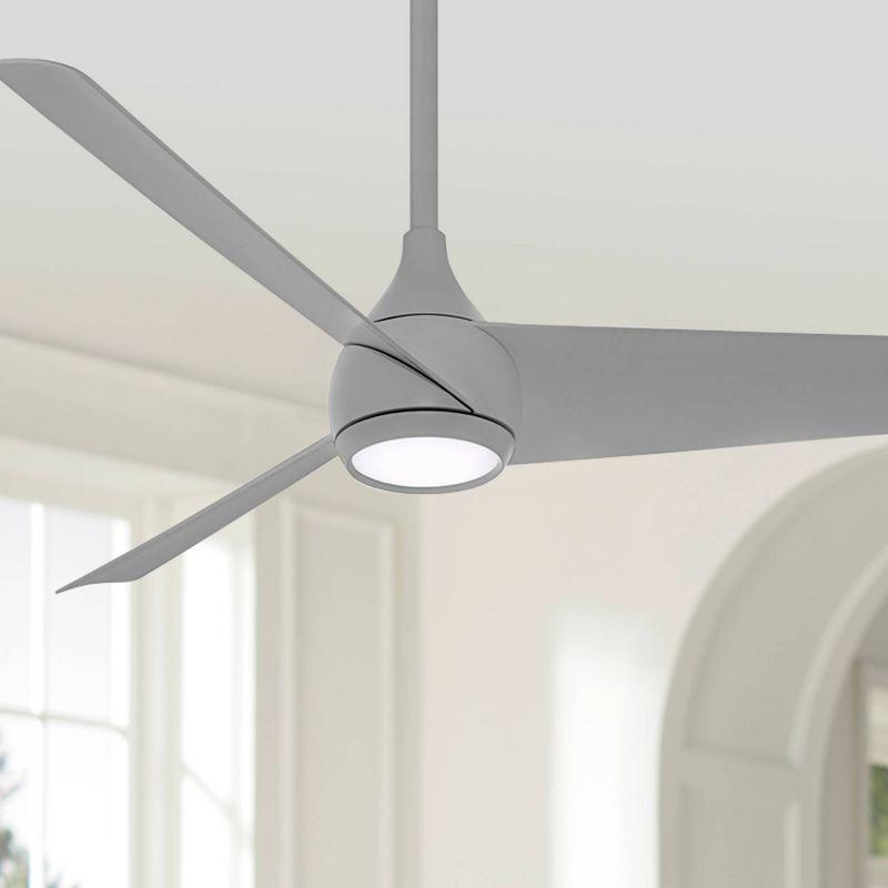 Minka Aire 52'' 3 - Blade LED Smart Standard Ceiling Fan with Remote Control and Light Kit Included