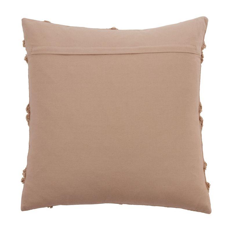 Saro Lifestyle Diamond Design Tufted Poly Filled Pillow