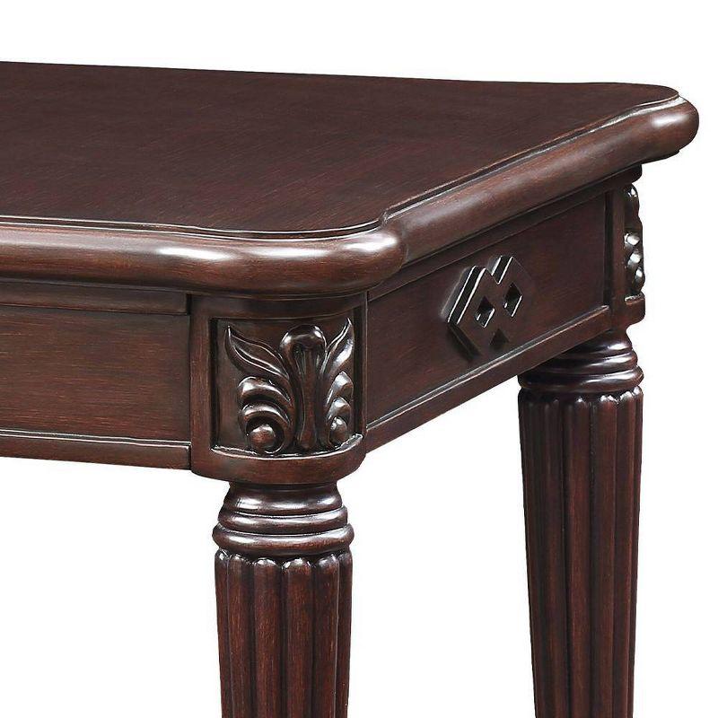 Vomoldrot Traditional Walnut Finish Rectangular End Table