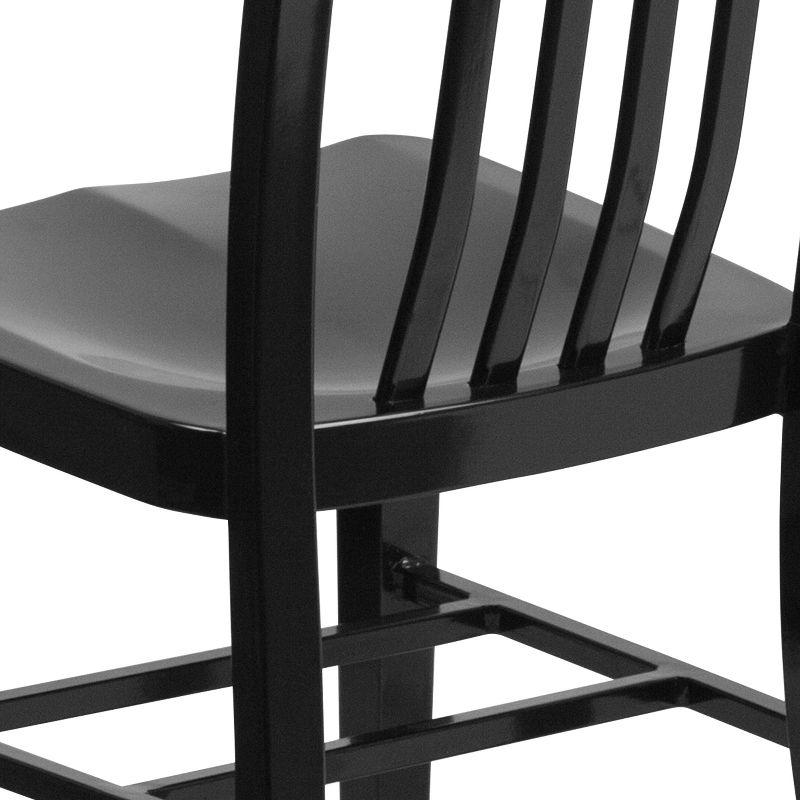 Flash Furniture Commercial Grade Metal Indoor-Outdoor Chair