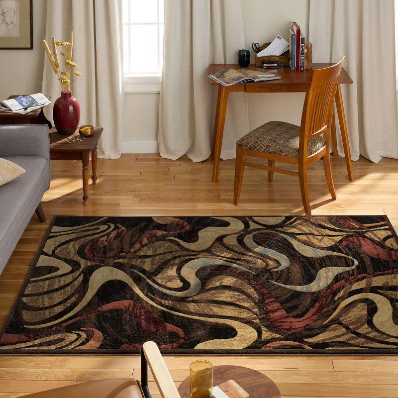 Home Dynamix Catalina Picasso Contemporary Artistic Swirl Area Rug