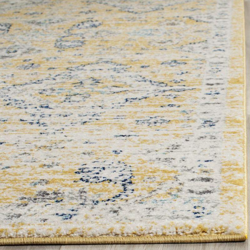 Evoke EVK224 Power Loomed Area Rug - Gold/Ivory - 5'3"x7'6" - Safavieh.