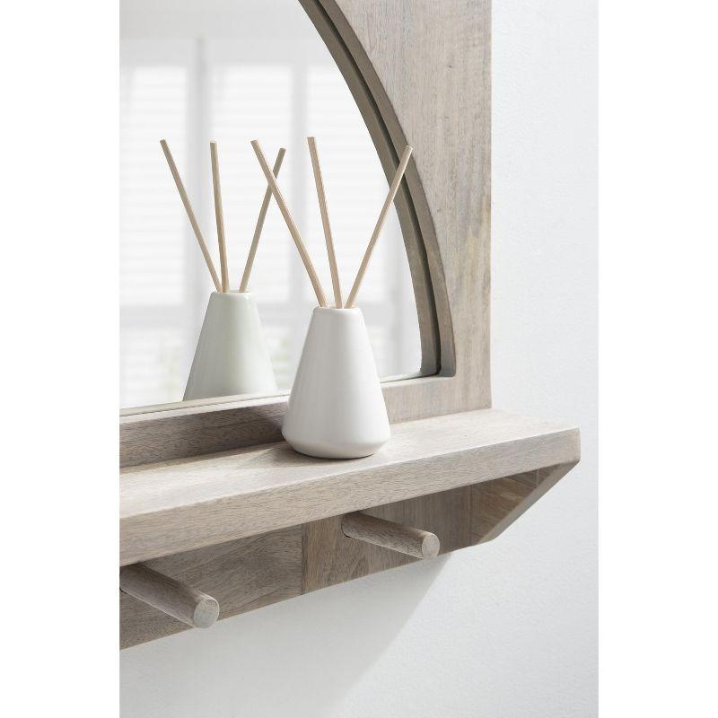 Kate and Laurel Andover Functional Mirror - White, 24x36
