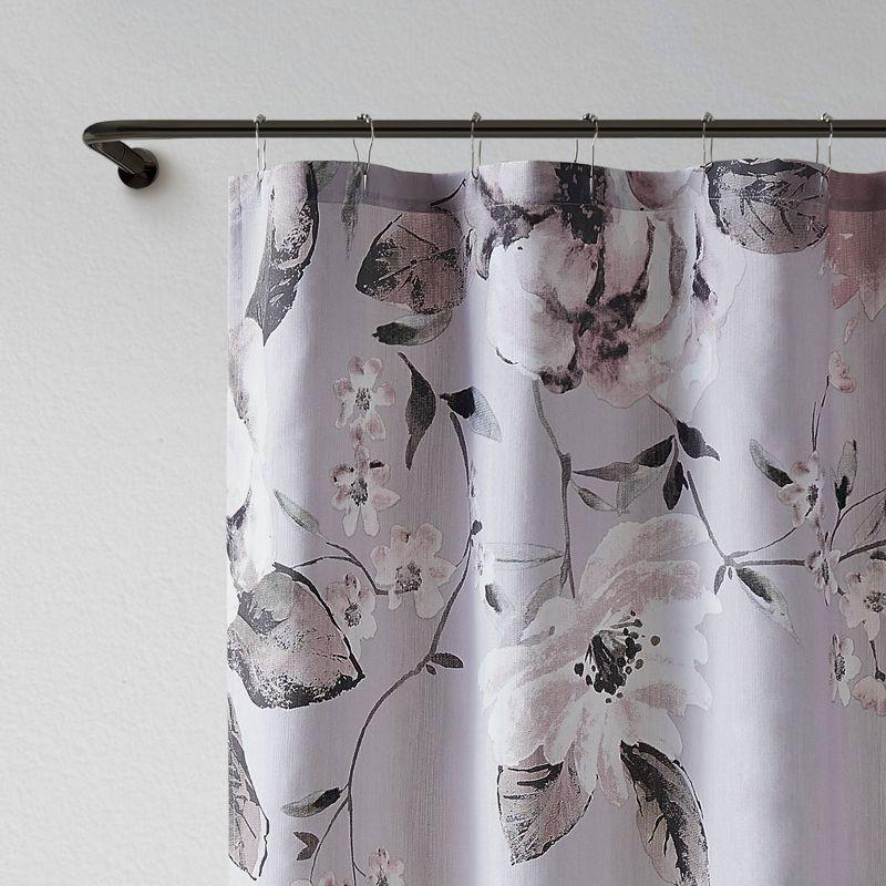 Raphel Cotton Blend Floral Shower Curtain