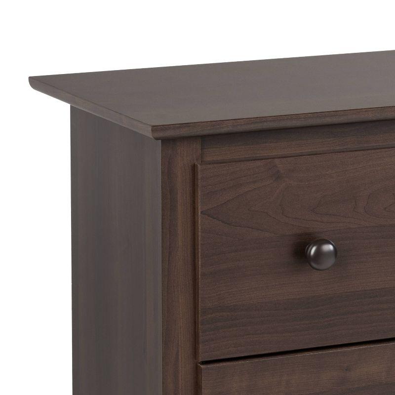 Sonoma 8 Drawer Dresser Espresso - Prepac: Laminated MDF, Metal Hardware, Includes Anti-Tip Kit