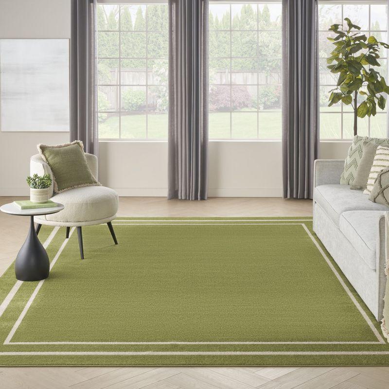 Nourison Essentials Bordered Indoor Outdoor Area Rug