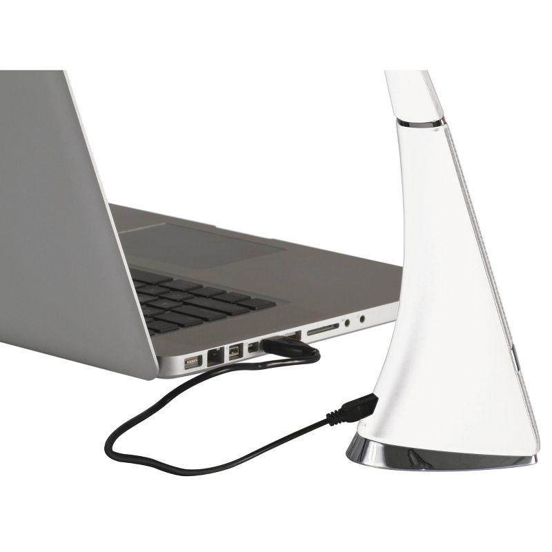 OttLite OttLite Wellness Recharge LED Desk LampPortable, Dimmable & Flexible Gooseneck, Rechargeable Battery