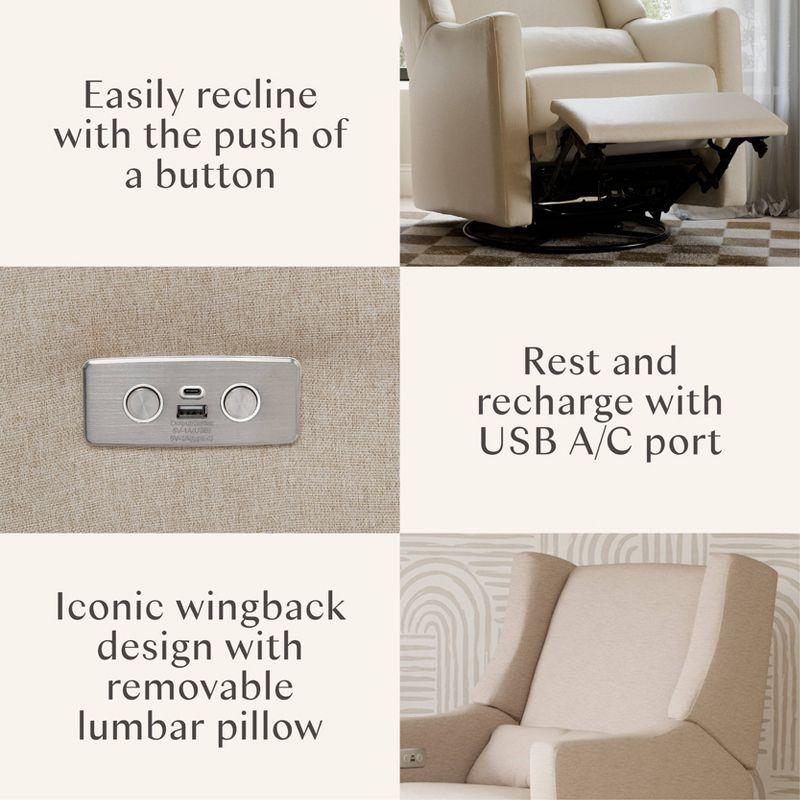 Kiwi Electronic Swivel Reclining Glider