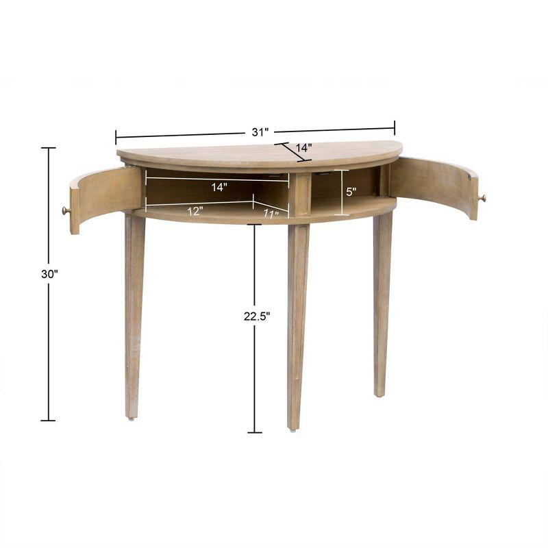 Crestview Storage Console Table