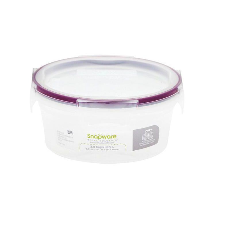 Snapware Total Solution 3.8 cups Clear Food Storage Container (6 Pack)