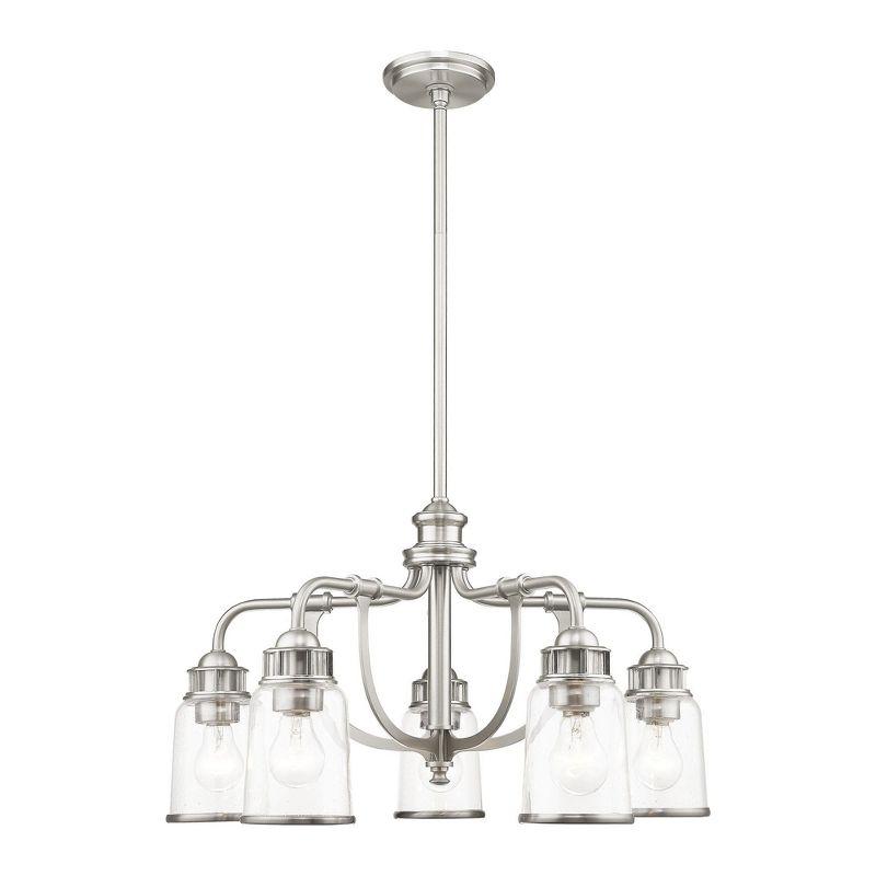 Livex Lighting Lawrenceville 5 - Light Chandelier in  Brushed Nickel