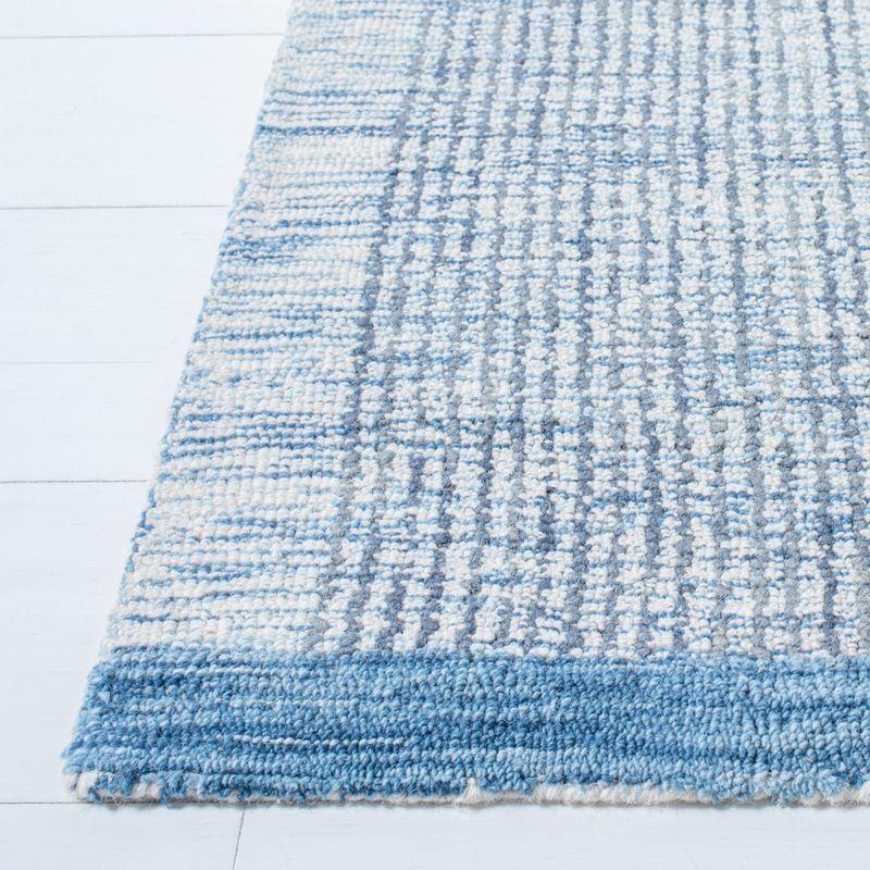 Metro MET151 Hand Tufted Indoor Area Rug - Ivory/Blue - 4'x6' - Safavieh