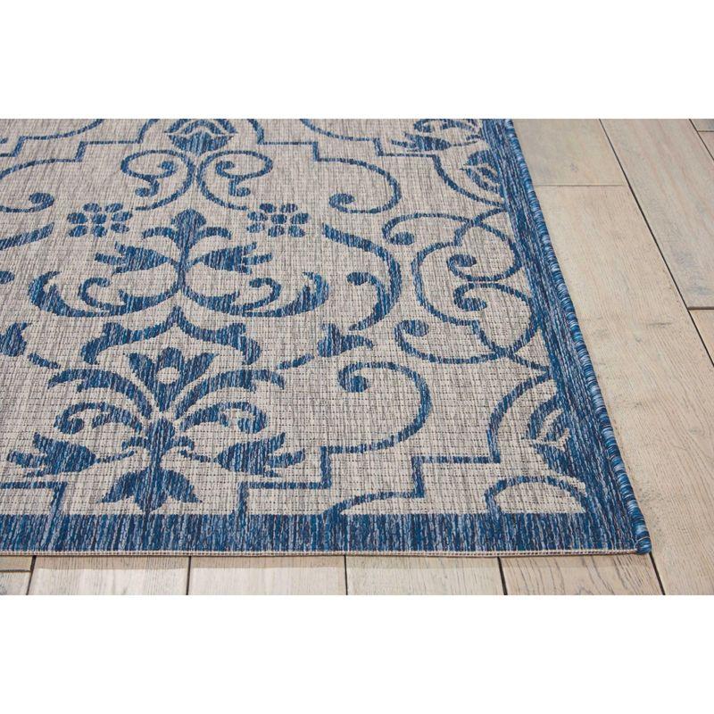 Nourison Garden Party Scroll Indoor/Outdoor Flatweave Area Rug