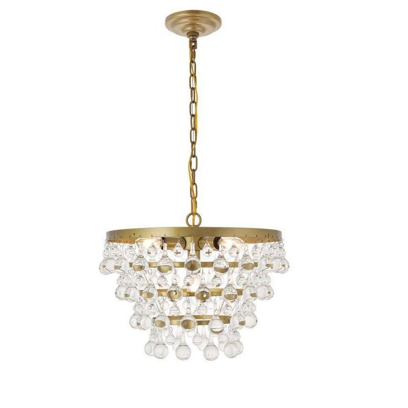 Elegant Lighting Kora 5 light Brass Pendant