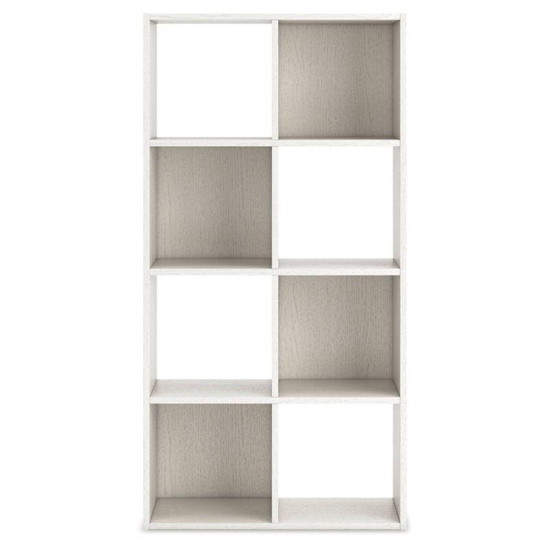 White Eight Cube Organizer with Laminated Surface