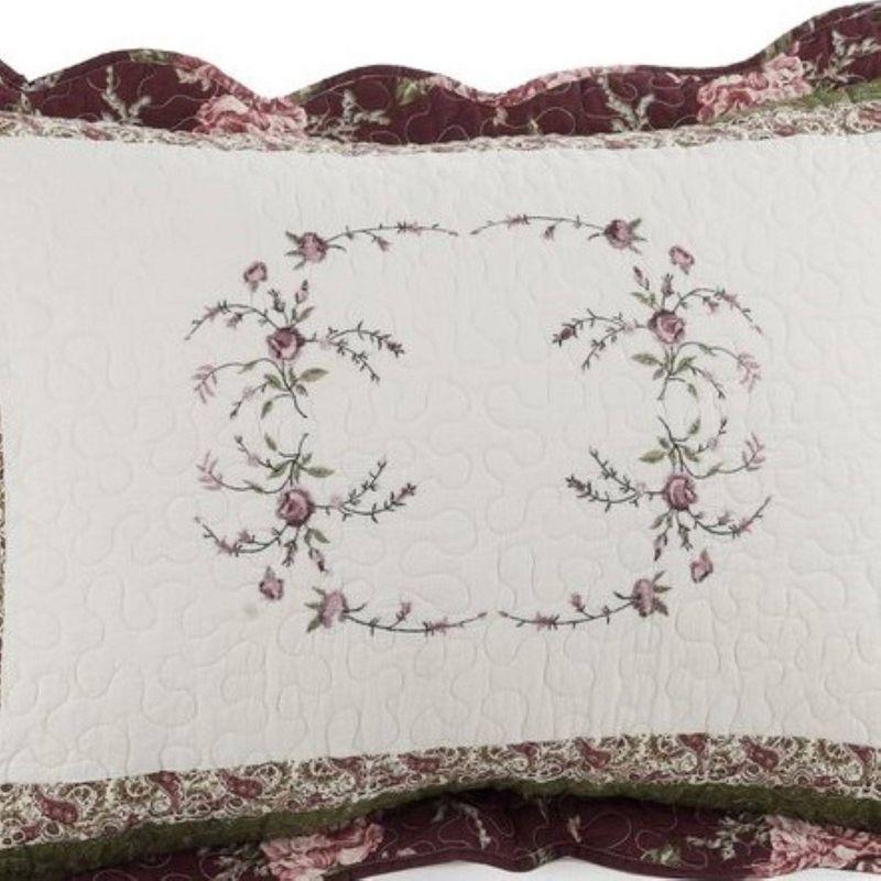 Modern Heirloom Brooke Embroidered Floral Single Pillow Sham