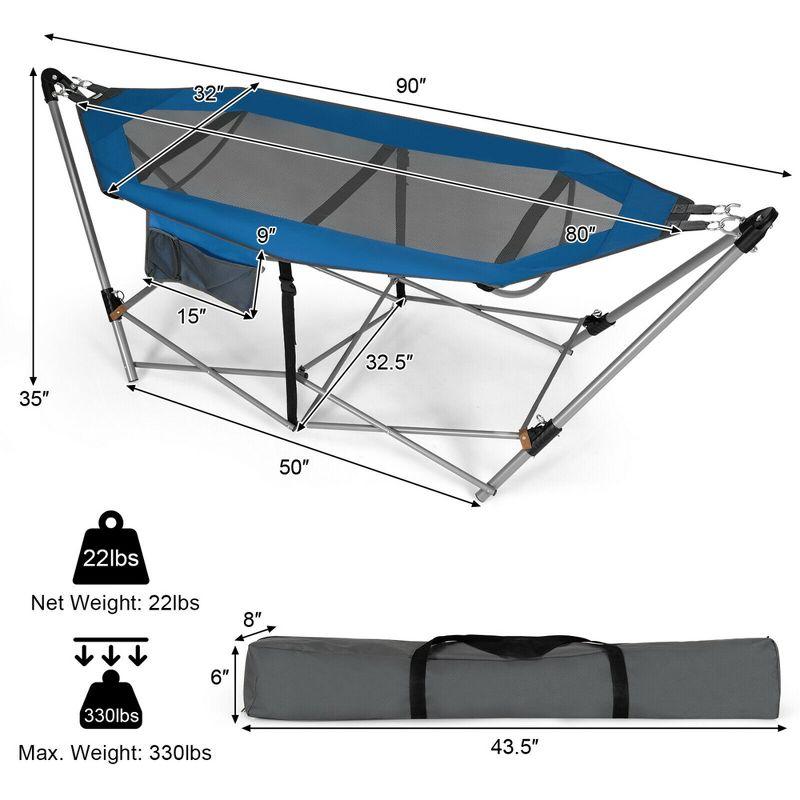 Arlmont & Co. Chrisshanno Camping Hammock with Stand | Wayfair