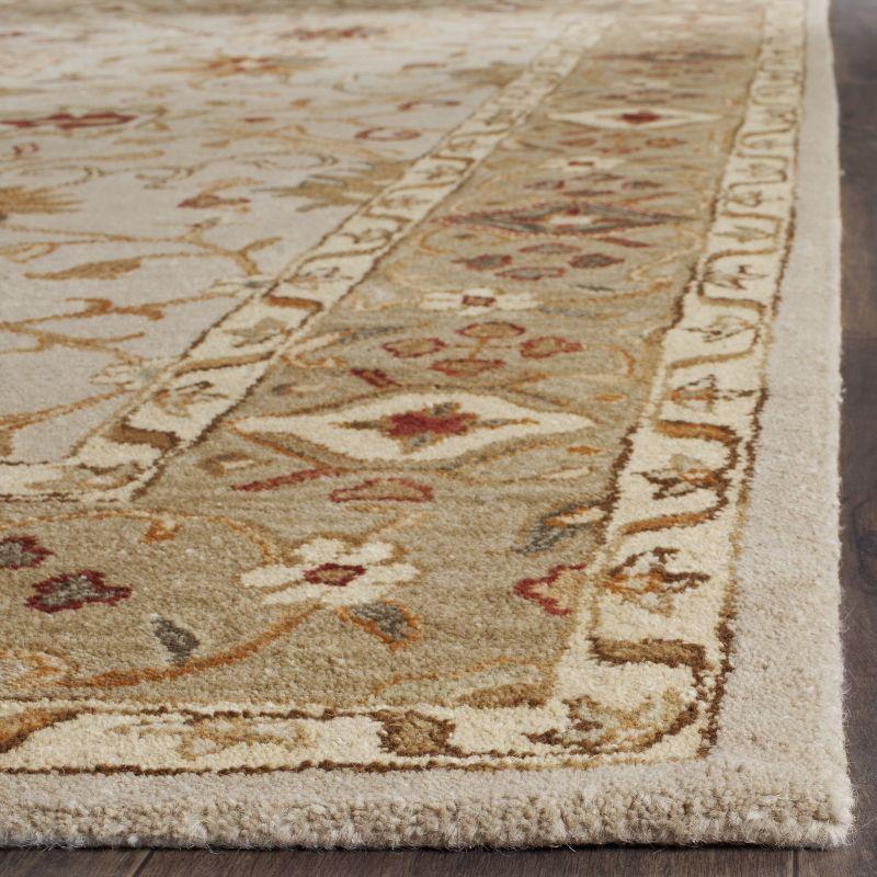 Antiquity AT816 Hand Tufted Indoor Area Rug - Grey Beige/Sage - 8'3"x11' - Safavieh