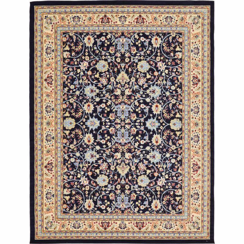 Unique Loom Sialk Hill Washington Floral Indoor Woven Area Rug