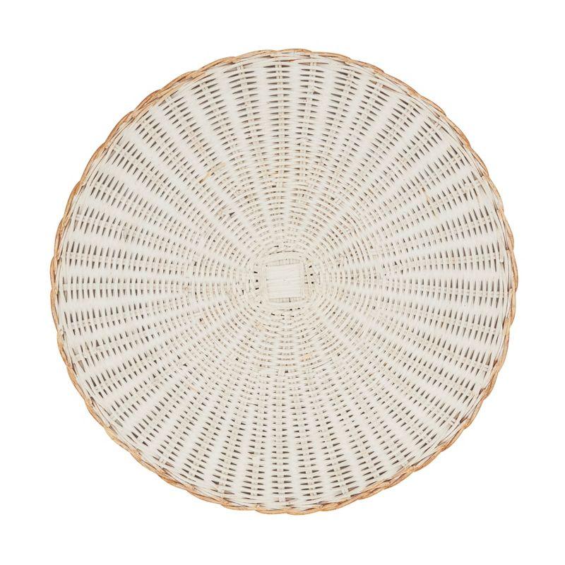 Avignon Rattan No Pattern Round Placemat