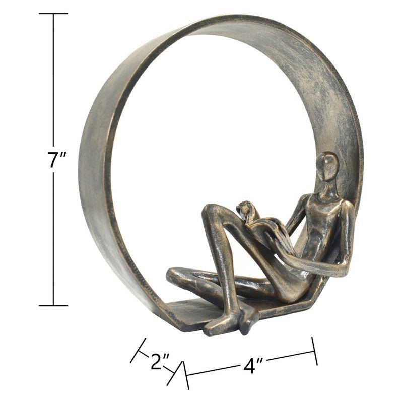 Lifestyle Group Distribution Adam & Friends Home Decor Encirlced Reader Sculpture | 1-Piece