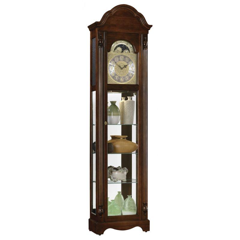 Ridgeway Clocks Clarksburg 79'' H Solid + Manufactured Wood Grandfather Clock with Adjustable Chime Volume