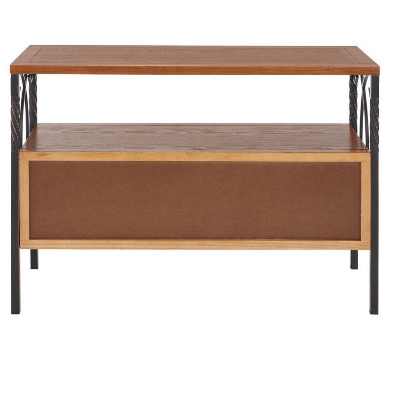 Joshua Media Console - AMH6532A - Brown - Safavieh Couture