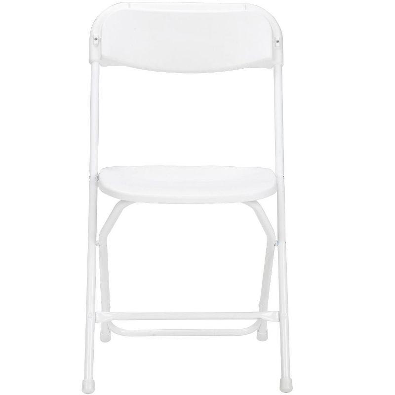 ZOWN Premium Commercial Plastic Stacking, Indoor/Outdoor Folding Chair