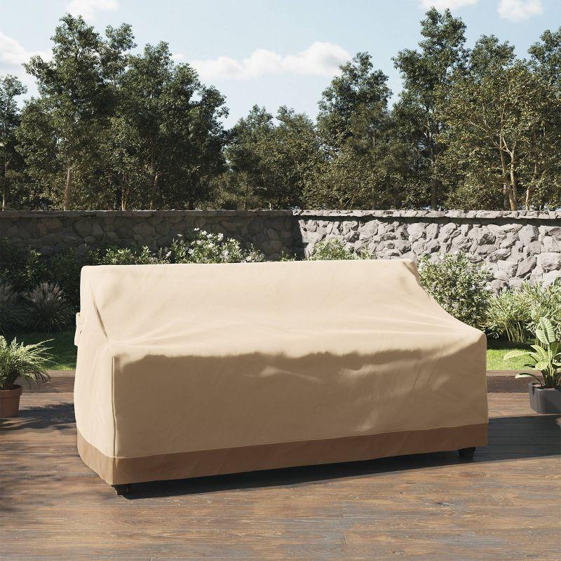 Pure Garden 76" Patio Couch Cover Beige