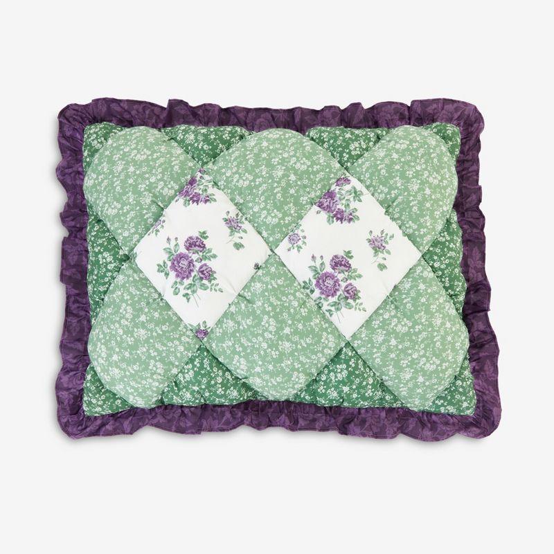 BrylaneHome Alexis Puff Sham - Standard, Lilac Sage