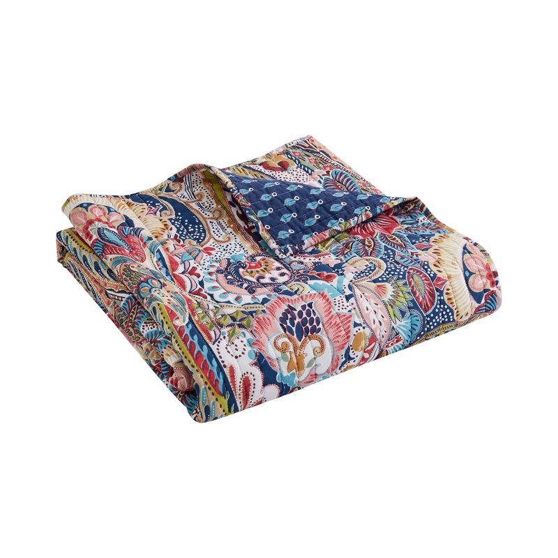 Nanette Floral Quilted Throw - Levtex Home