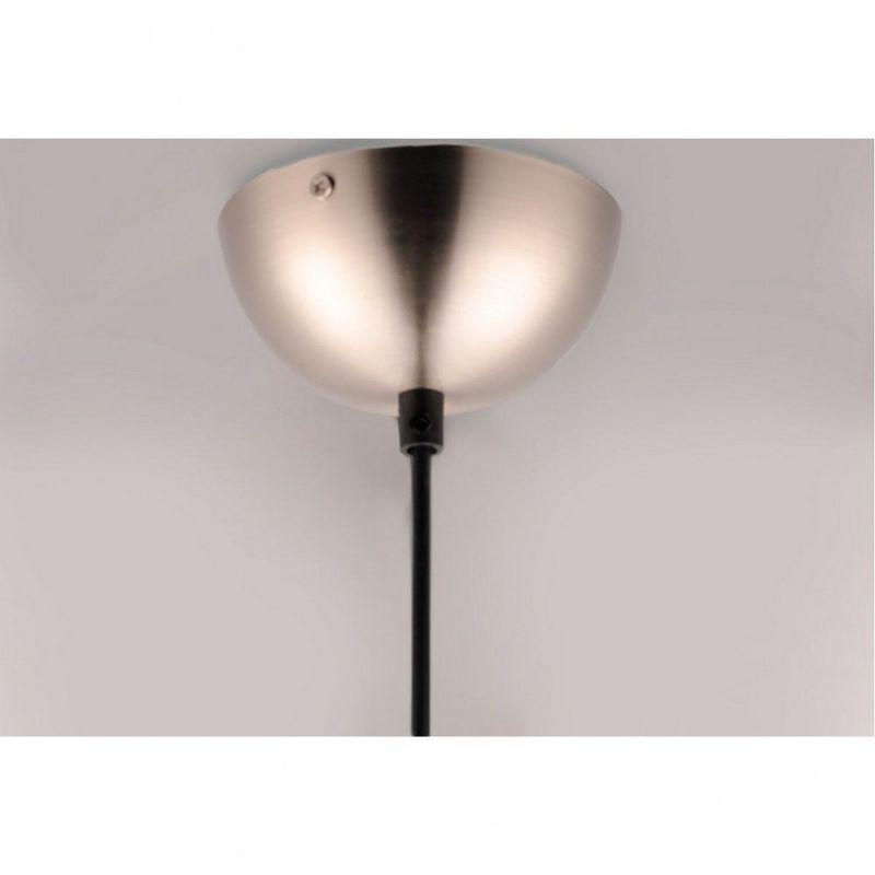 Hastings Single Light Glass Steel Dimmable Pendant