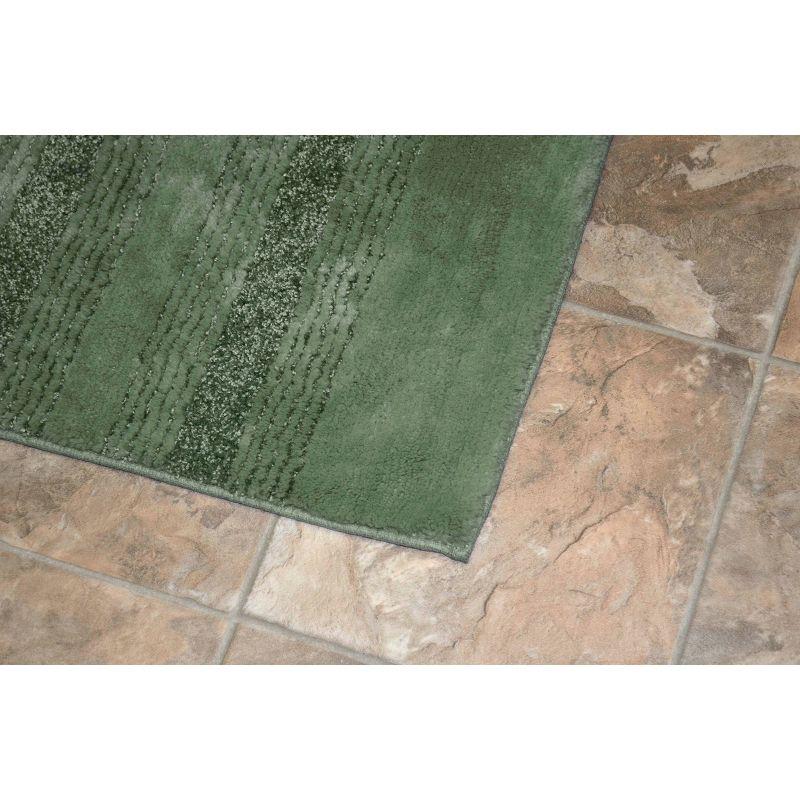 22"x60" Essence Nylon Washable Bath Runner Deep Fern - Garland