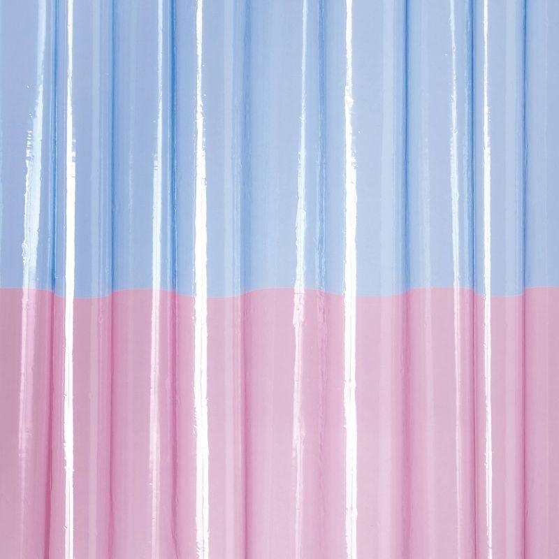 Allure Home Creations Savannah Shower Curtain: PEVA Material, Buttonhole Top, Easy to Clean