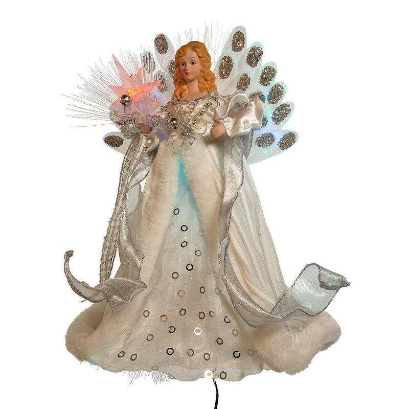 Fabric Tree Topper - Lighted