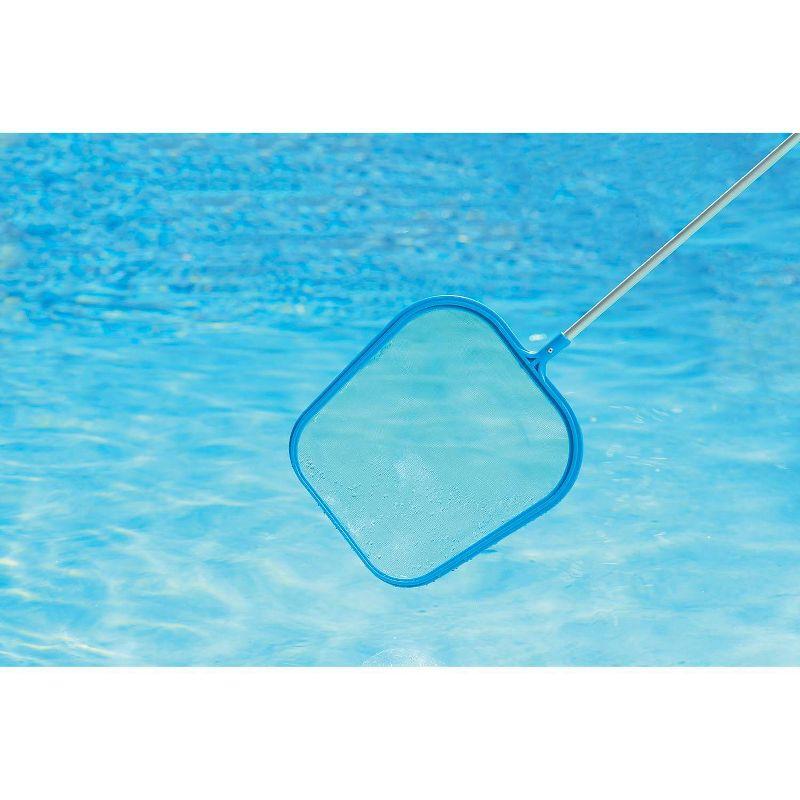 Poolmaster Swimming Pool Leaf Skimmer with 4" 2pc Pole - Essential Collection