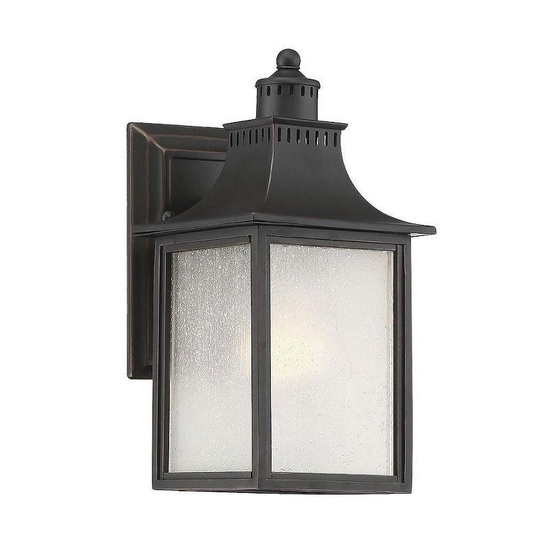 Monte Grande 1-Light Outdoor Wall Lantern in English Bronze