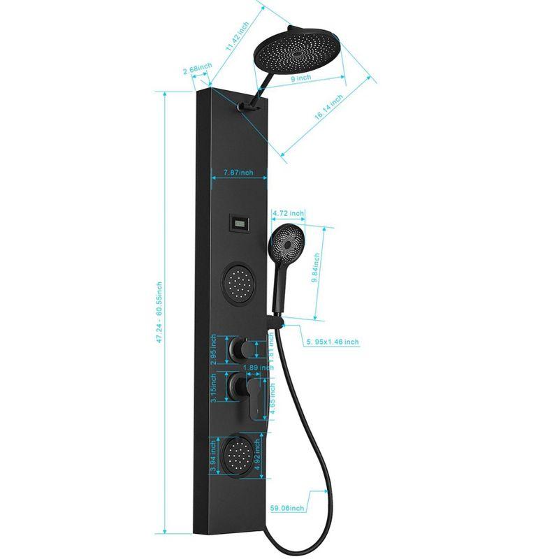 60.55'' Shower Panel with Adjustable Shower Head