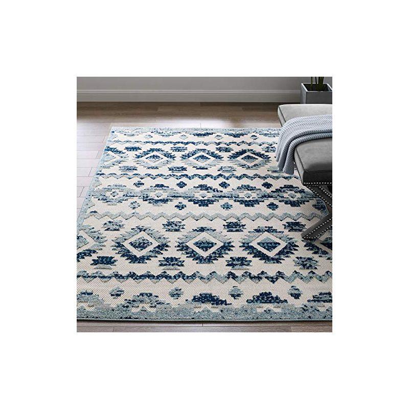 Modway Modway Reflect Contemporary Abstract Diamond Indoor and Outdoor Area Rug