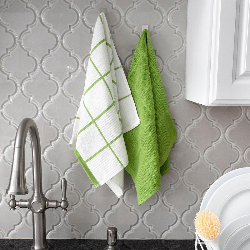 T-fal Solid and Check Dish Cloth