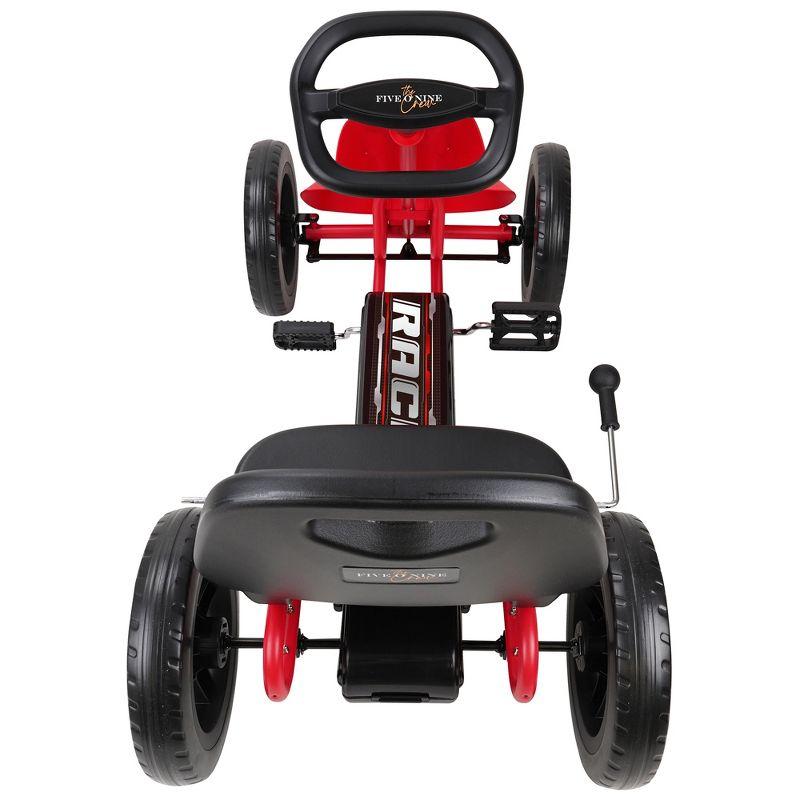 Race Z Pedal Kids Go Kart, Red