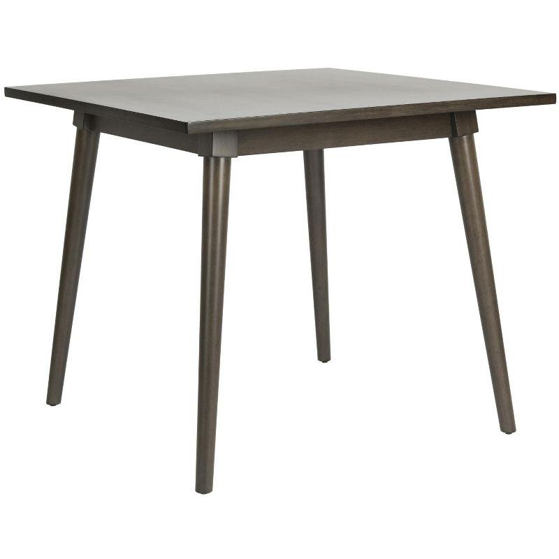 Simone Square Dining Table - DTB9200B - Grey Walnut - Safavieh