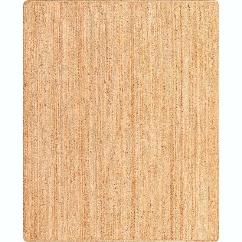 Unique Loom Braided Jute Collection Area Rug - Dhaka (8'  x 10' Rectangle Natural)