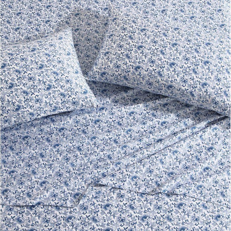 Laura Ashley Laura Ashley Printed Cotton Sateen Pillowcase Set (Set of 2)