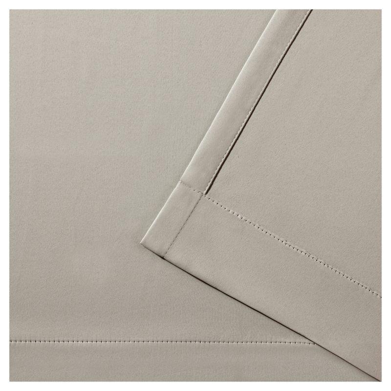 Linen Blackout Grommet Top Curtain Panels, 52" x 96"