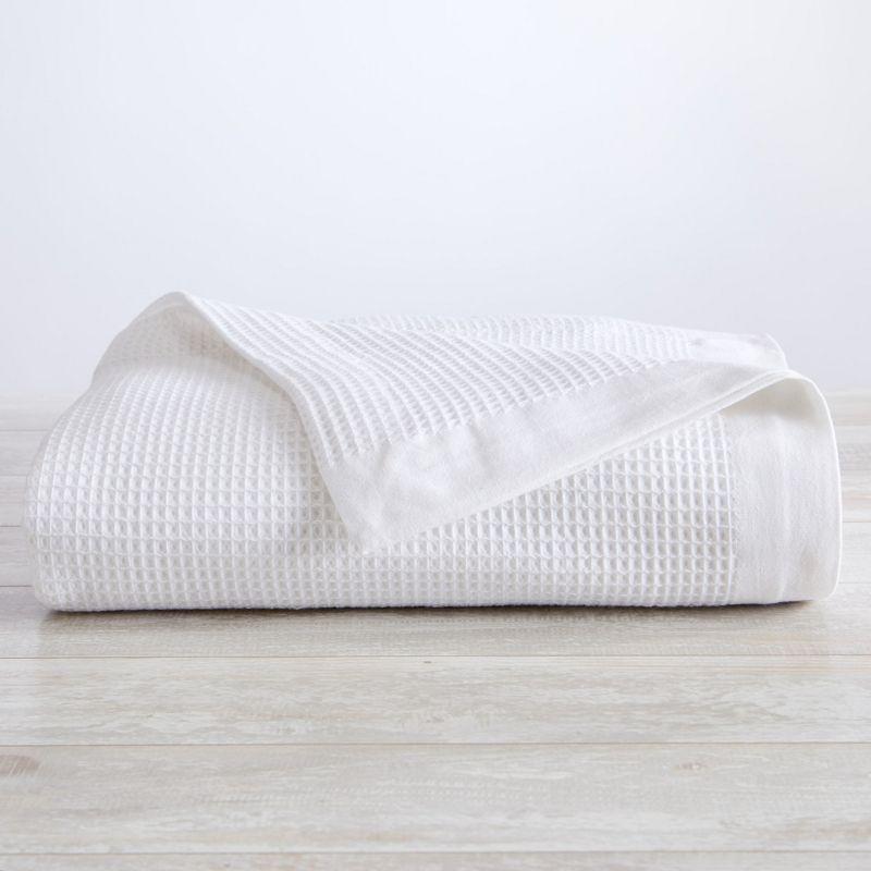 100% Cotton Lightweight Waffle Weave Summer Blanket