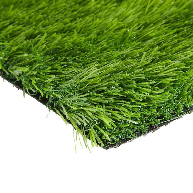 Juvale 4-Pack Artificial Grass Mat Squares, 12x12-Inch Fake Turf Tiles for Balcony, Patio, Indoor & Outdoor Faux Placemats DIY