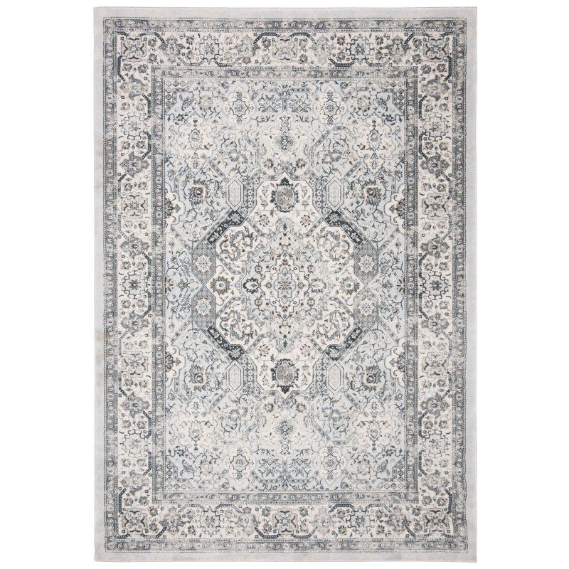 Isabella ISA916 Power Loomed Area Rug - Dark Grey/Cream - 9'x12' - Safavieh
