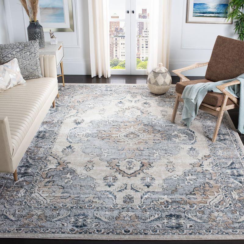 Oregon ORE898 Power Loomed Indoor Area Rug - 8'x10' - Beige/Grey - Safavieh