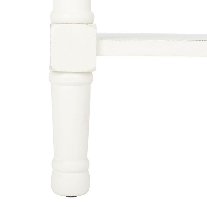 Whitney 1 Drawer Accent Table - Distressed White - Safavieh.